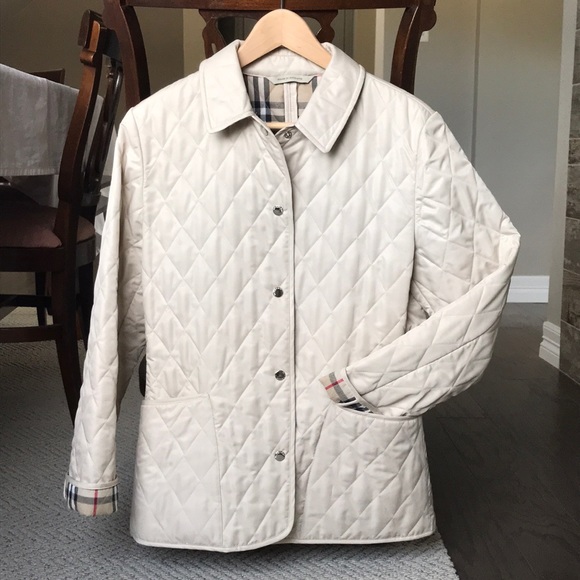 Burberry Jackets Coats Quilted Barn Jacket Tan Poshmark